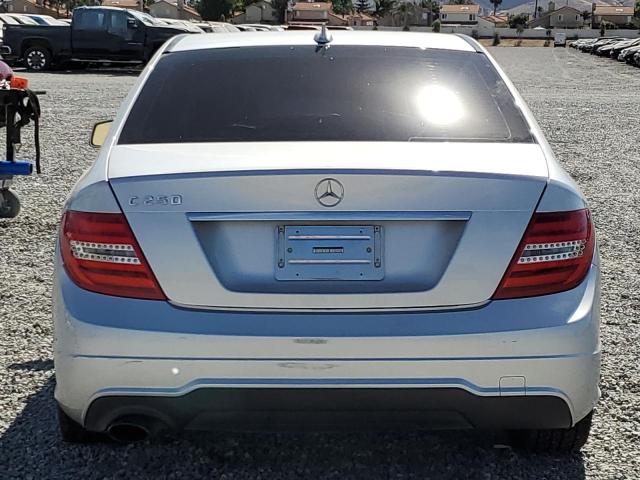 WDDGF4HBXCA645124 - 2012 MERCEDES-BENZ C 250 SILVER photo 6