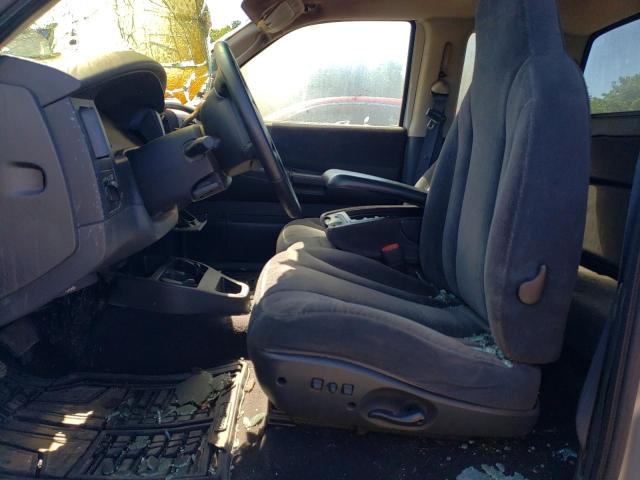 1B7GL22Z61S214252 - 2001 DODGE DAKOTA SILVER photo 7