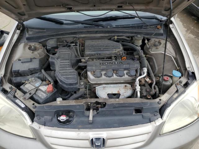 2HGES165X2H559452 - 2002 HONDA CIVIC LX TAN photo 11