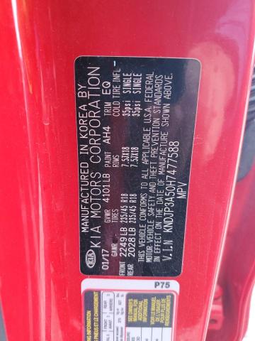 KNDJP3A50H7477588 - 2017 KIA SOUL + RED photo 13
