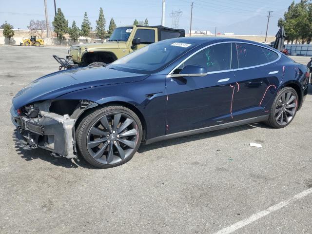 5YJSA1CP9DFP14639 - 2013 TESLA MODEL S BLUE photo 1