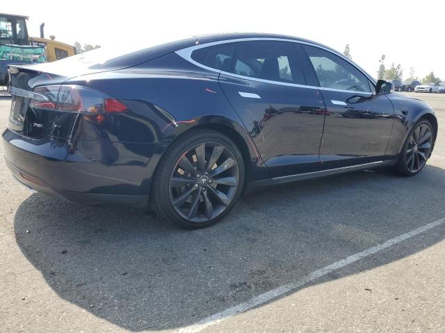 5YJSA1CP9DFP14639 - 2013 TESLA MODEL S BLUE photo 3