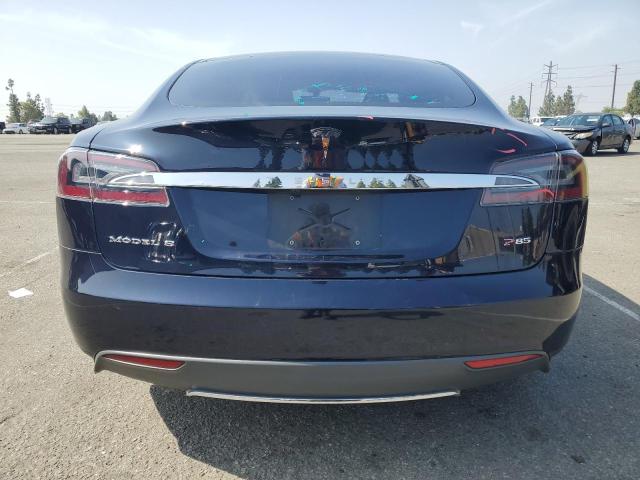5YJSA1CP9DFP14639 - 2013 TESLA MODEL S BLUE photo 6