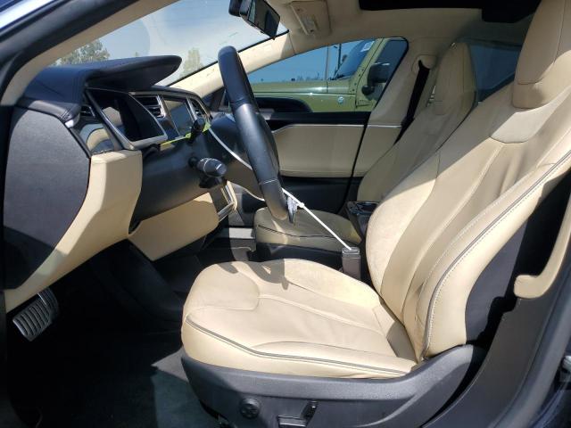 5YJSA1CP9DFP14639 - 2013 TESLA MODEL S BLUE photo 7