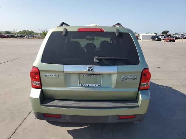 4F2CZ49359KM03772 - 2009 MAZDA TRIBUTE HYBRID GREEN photo 6