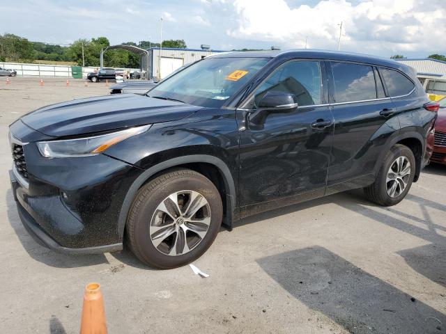 5TDGZRBH0MS060679 - 2021 TOYOTA HIGHLANDER XLE BLACK photo 1