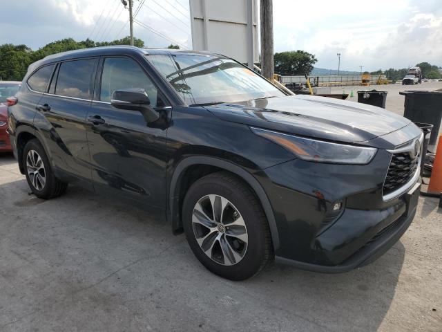 5TDGZRBH0MS060679 - 2021 TOYOTA HIGHLANDER XLE BLACK photo 4