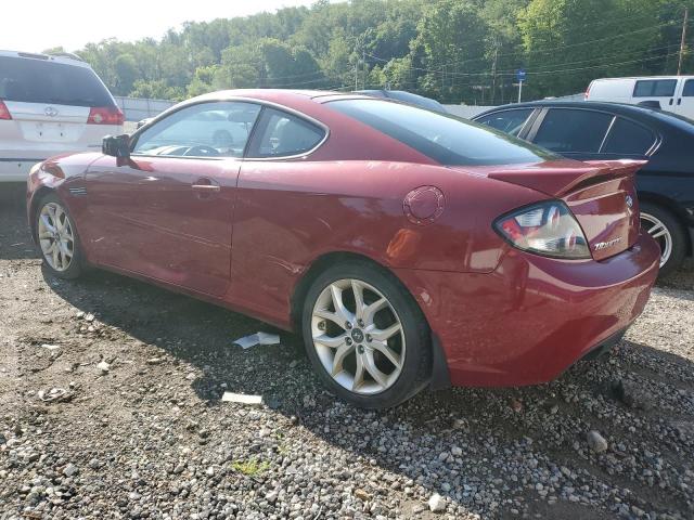 KMHHN66FX7U259824 - 2007 HYUNDAI TIBURON GT RED photo 2