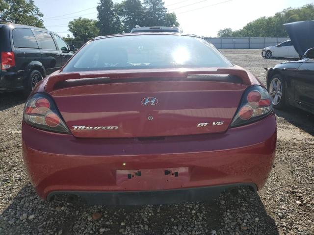 KMHHN66FX7U259824 - 2007 HYUNDAI TIBURON GT RED photo 6