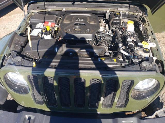 1C4HJXEN0MW609685 - 2021 JEEP WRANGLER SAHARA GREEN photo 11