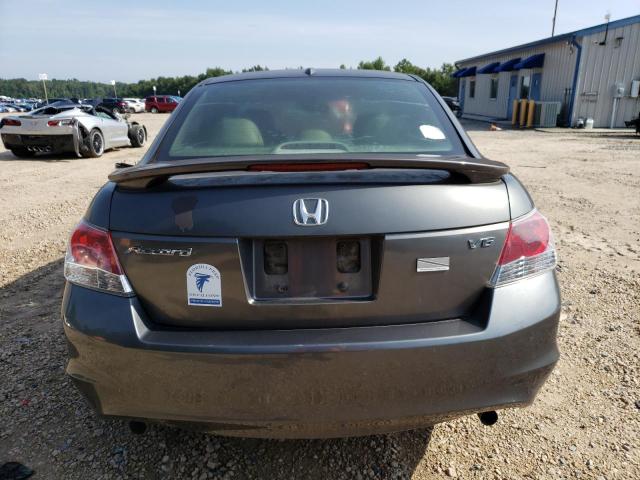 1HGCP36888A030314 - 2008 HONDA ACCORD EXL GRAY photo 6