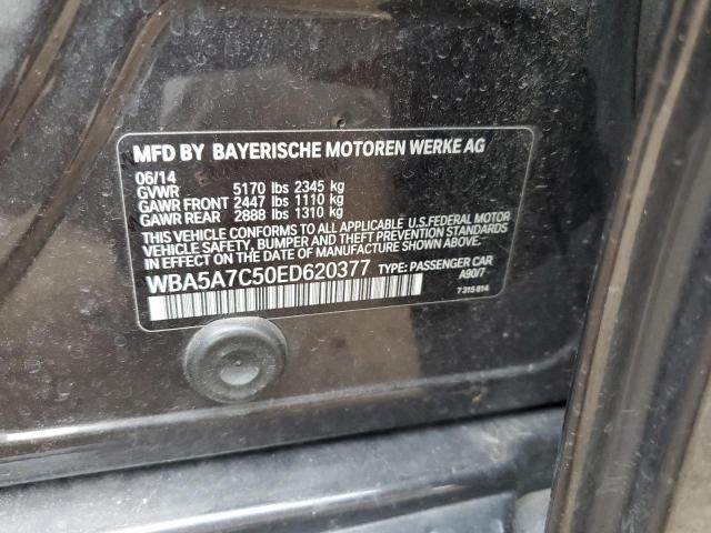 WBA5A7C50ED620377 - 2014 BMW 528 XI Siyah fotoğraf 12