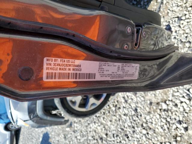 3C4NJDCB2MT594459 - 2021 JEEP COMPASS LIMITED CHARCOAL photo 12