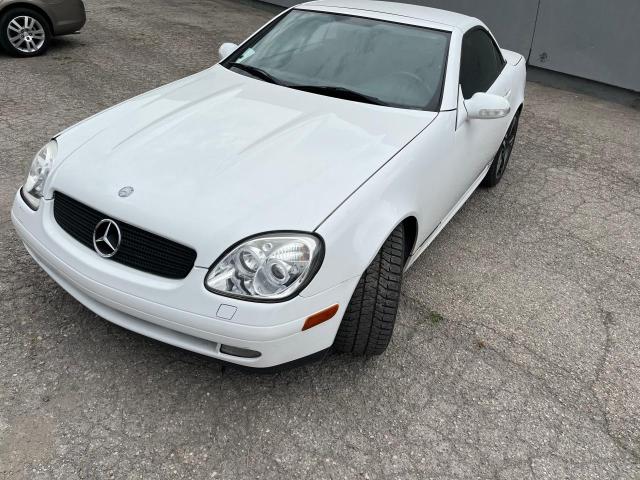 WDBKK49F81F179953 - 2001 MERCEDES-BENZ SLK 230 KOMPRESSOR WHITE photo 2