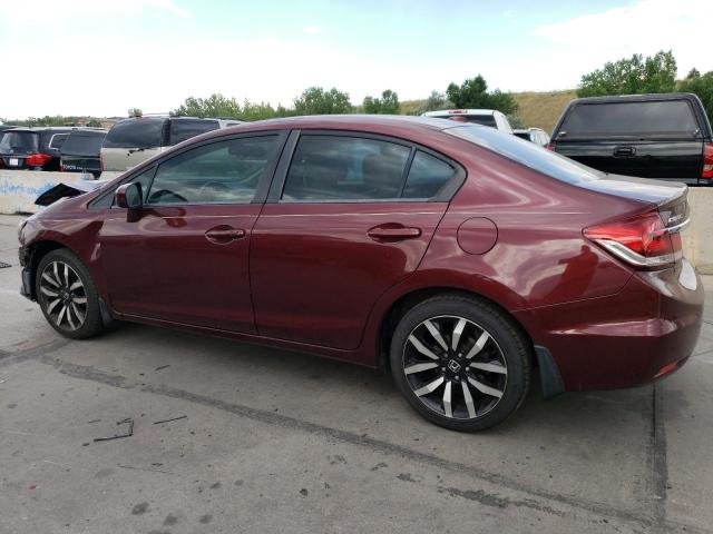 19XFB2F94EE080648 - 2014 HONDA CIVIC EXL ბურგუნდია ფოტო 2