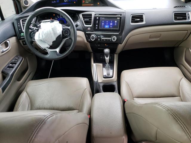 19XFB2F94EE080648 - 2014 HONDA CIVIC EXL ბურგუნდია ფოტო 8