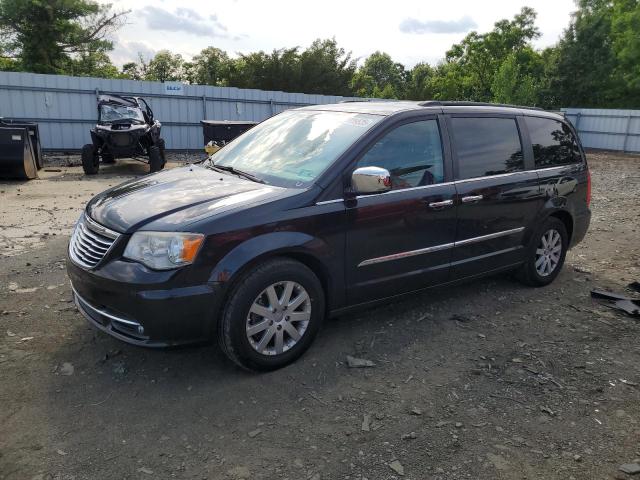 2C4RC1CG0CR363843 - 2012 CHRYSLER TOWN & COU TOURING L BLACK photo 1