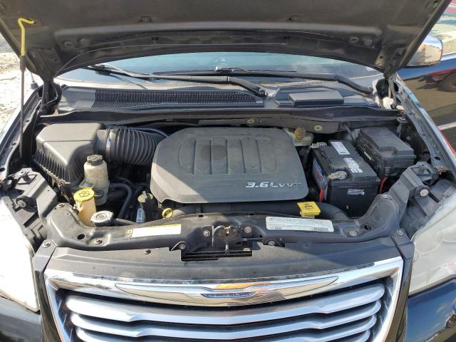 2C4RC1CG0CR363843 - 2012 CHRYSLER TOWN & COU TOURING L BLACK photo 12