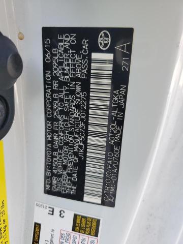 JTKJF5C73FJ012275 - 2015 TOYOTA SCION TC 白色 照片 12