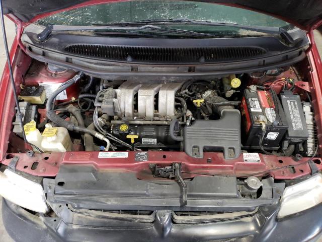 1B4GP44R3YB763783 - 2000 DODGE GRAND CARA SE RED photo 12