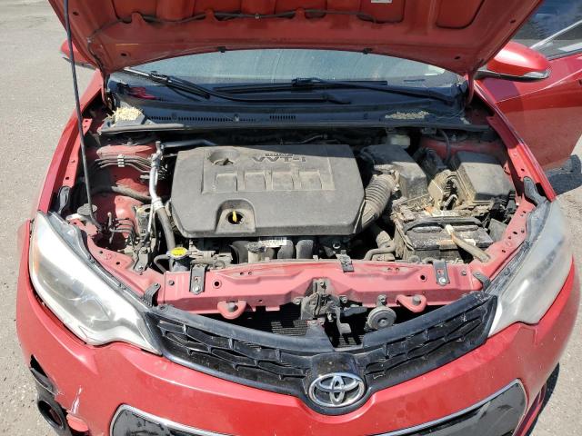 2T1BURHE7EC096045 - 2014 TOYOTA COROLLA L Կարմիր լուսանկար 11