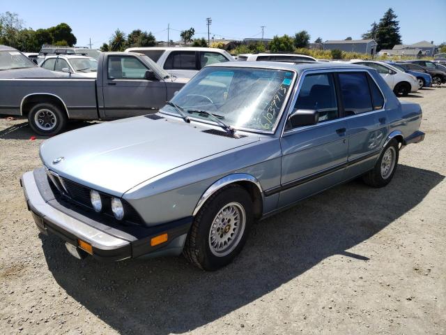 WBADK8304H9709024 - 1987 BMW 528 E AUTOMATIC BLUE photo 1