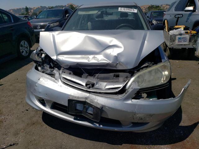 2HGES16335H536520 - 2005 HONDA CIVIC DX VP Gümüş foto 5