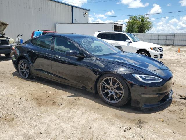 5YJSA1E64NF469304 - 2022 TESLA MODEL S BLACK photo 4