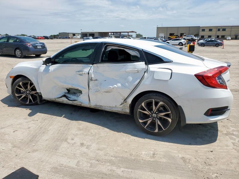 2HGFC2F80LH514796 - 2020 HONDA CIVIC SPORT WHITE photo 2