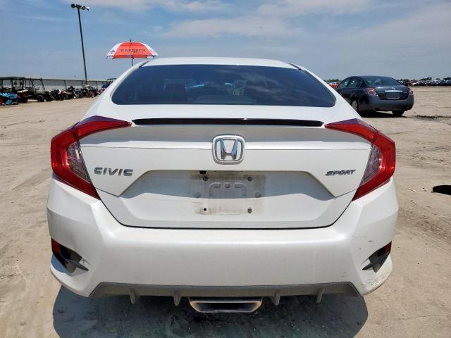2HGFC2F80LH514796 - 2020 HONDA CIVIC SPORT WHITE photo 6