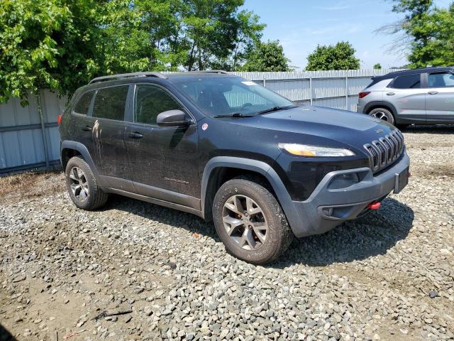 1C4PJMBS6FW785891 - 2015 JEEP CHEROKEE TRAILHAWK BLACK photo 4
