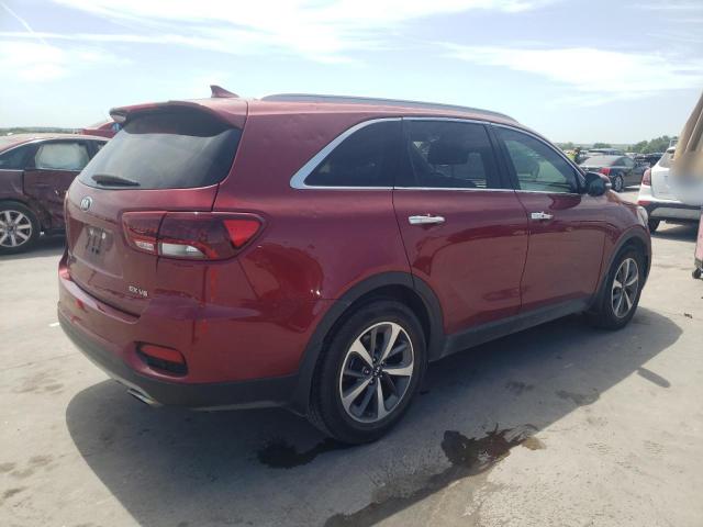 5XYPH4A50KG465285 - 2019 KIA SORENTO EX RED photo 3