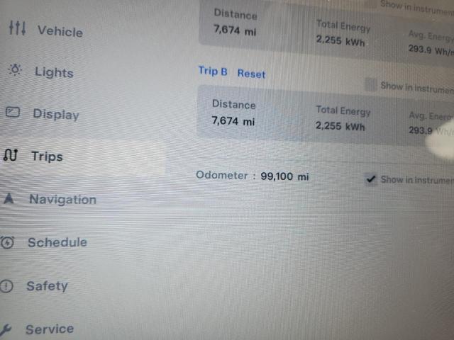 5YJSA1E18HF193461 - 2017 TESLA MODEL S 石墨色 照片 9