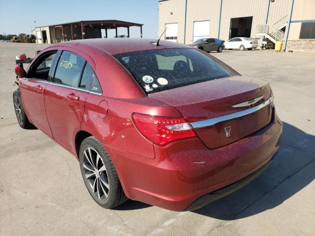 1C3CCBBB6DN578616 - 2013 CHRYSLER 200 TOURING BURGUNDY photo 3