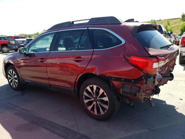 4S4BSBNC9G3341161 - 2016 SUBARU OUTBACK 2.5I LIMITED RED photo 2