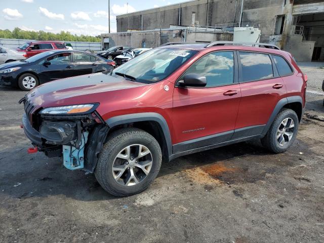 1C4PJMBS4EW161182 - 2014 JEEP CHEROKEE TRAILHAWK RED photo 1
