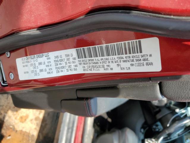 1C4PJMBS4EW161182 - 2014 JEEP CHEROKEE TRAILHAWK RED photo 12