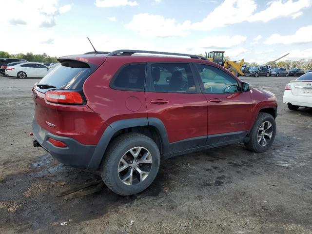 1C4PJMBS4EW161182 - 2014 JEEP CHEROKEE TRAILHAWK RED photo 3
