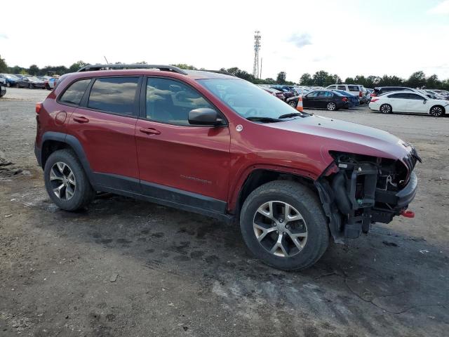 1C4PJMBS4EW161182 - 2014 JEEP CHEROKEE TRAILHAWK RED photo 4