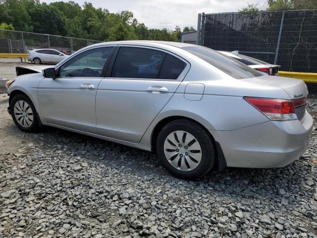 1HGCP2F3XCA184885 - 2012 HONDA ACCORD LX SILVER photo 2