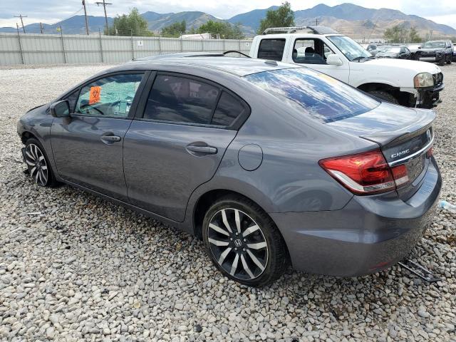 2HGFB2F97FH538190 - 2015 HONDA CIVIC EXL ნაცრისფერი ფოტო 2