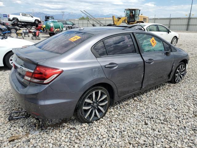 2HGFB2F97FH538190 - 2015 HONDA CIVIC EXL GRAY photo 3