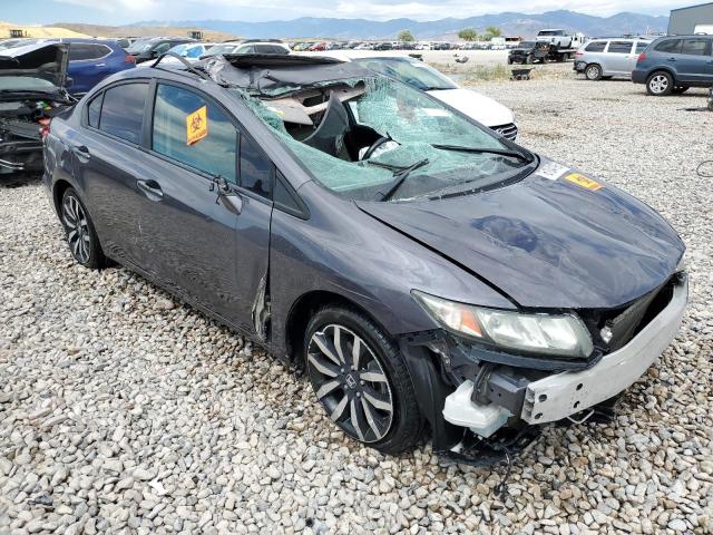 2HGFB2F97FH538190 - 2015 HONDA CIVIC EXL ნაცრისფერი ფოტო 4