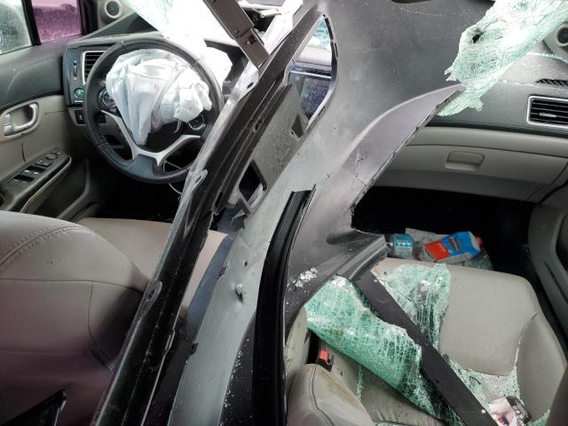 2HGFB2F97FH538190 - 2015 HONDA CIVIC EXL ნაცრისფერი ფოტო 8