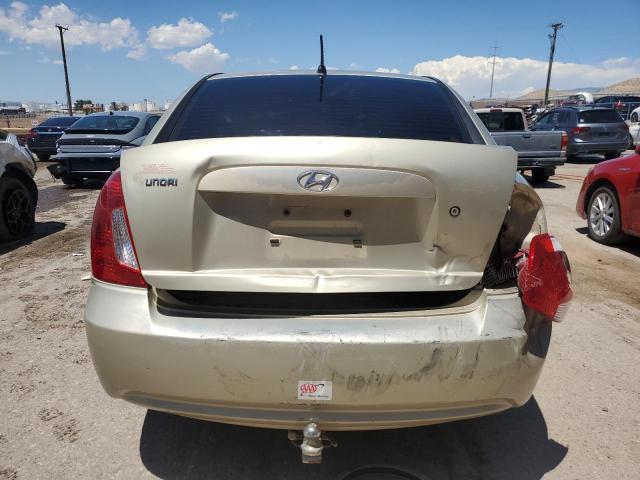 KMHCN46C17U105877 - 2007 HYUNDAI ACCENT GLS TAN photo 6