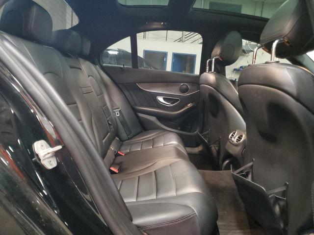 55SWF4KBXFU037497 - 2015 MERCEDES-BENZ C 300 4MATIC BLACK photo 10