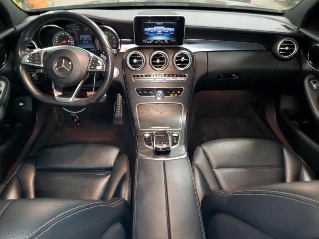 55SWF4KBXFU037497 - 2015 MERCEDES-BENZ C 300 4MATIC BLACK photo 8