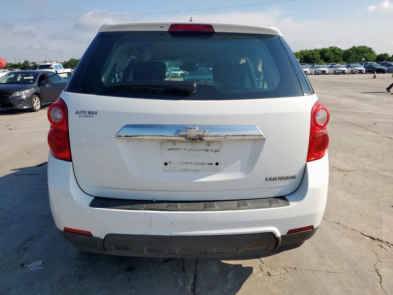 1GNALAEK7EZ138382 - 2014 CHEVROLET EQUINOX LS WHITE photo 6