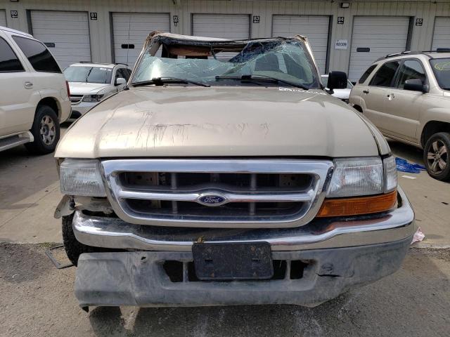 1FTYR10D12PB69911 - 2002 FORD RANGER CREAM photo 5