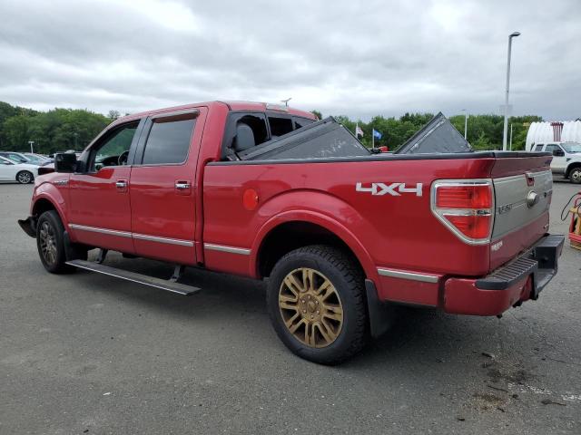 1FTFW1EF2CFB30195 - 2012 FORD F150 SUPERCREW RED photo 2